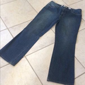 Talbots's Stretch Denim Flare/boot SZ14
